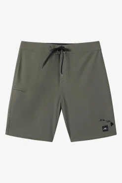 Hyperfreak Heat Solid Hawaii 20" Boardshorts - Army | O'Neill