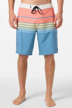 Hyperfreak Heat Stripe 20" Boardshorts - Captain's Blue | O'Neill