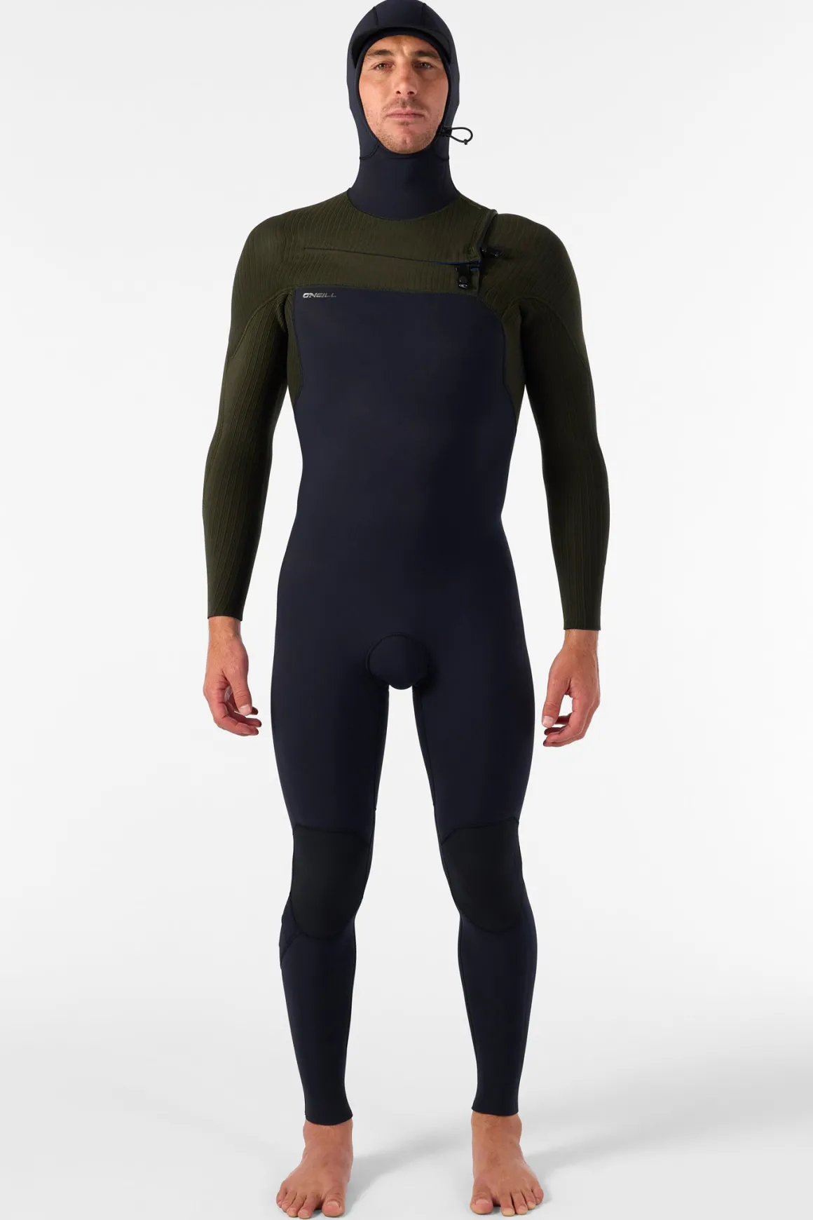 Hyperfreak 4/3+MM Chest Zip Full W/hood - Blk/ranger | O'Neill