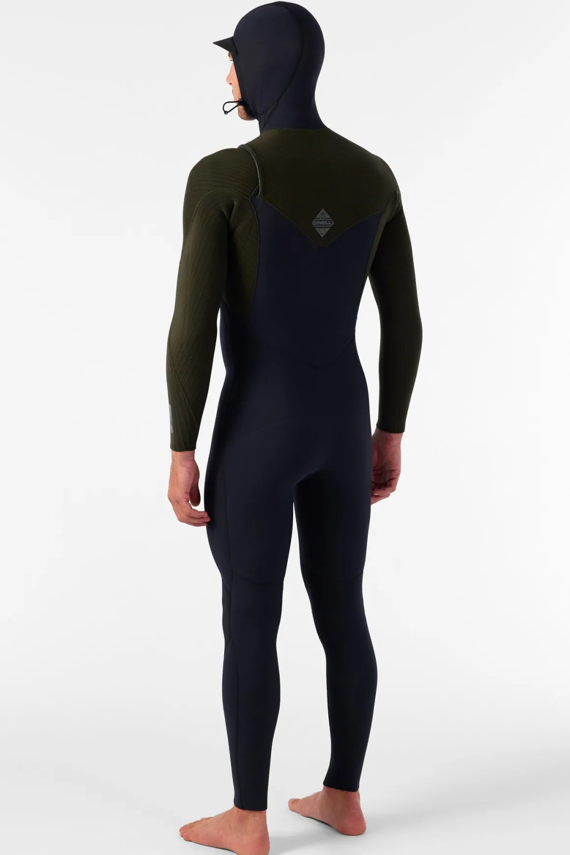 Hyperfreak 4/3+MM Chest Zip Full W/hood - Blk/ranger | O'Neill