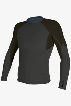 Hyperfreak 1.5MM Long Sleeve Top - Raven/arm | O'Neill