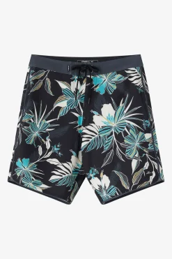 Hyperfreak Mysto Scallop 19" Boardshorts - Black | O'Neill