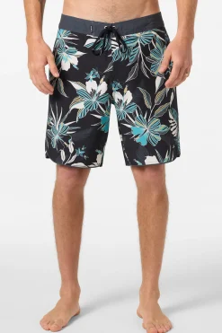 Hyperfreak Mysto Scallop 19" Boardshorts - Black | O'Neill