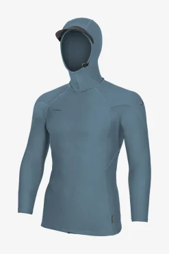 Hyperfreak Skins O'zone Long Sleeve Rash Guard W/ Hood - Blufusion | O'Neill