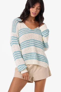 Iyla Long Sleeve Sweater - Nile Blue | O'Neill