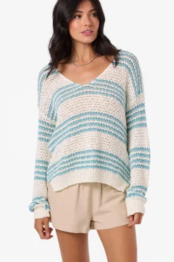 Iyla Long Sleeve Sweater - Nile Blue | O'Neill