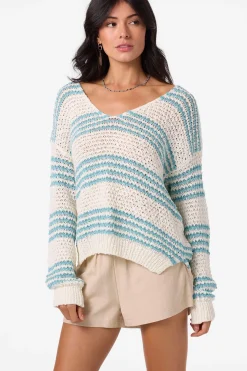 Iyla Long Sleeve Sweater - Nile Blue | O'Neill