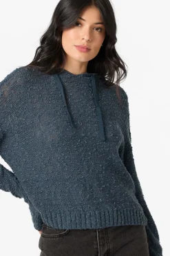 Jayne Solid Long Sleeve Sweater - Slate | O'Neill