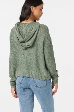 Jayne Solid Long Sleeve Sweater - Sea Spray | O'Neill