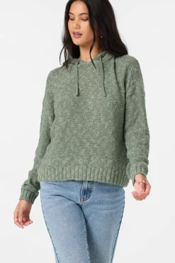 Jayne Solid Long Sleeve Sweater - Sea Spray | O'Neill