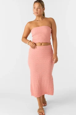 Jordana Midi Skirts - Coral Haze | O'Neill