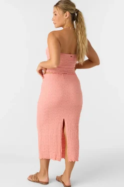 Jordana Midi Skirts - Coral Haze | O'Neill