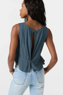 Julye Sleeveless Top - Slate | O'Neill