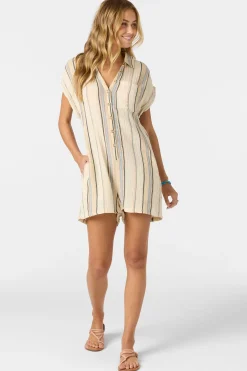 Kamilla Stripe Romper - Tapioca | O'Neill