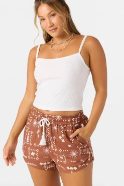 Keagan Abstract Beach Shorts - Rustic Brown | O'Neill