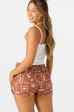 Keagan Abstract Beach Shorts - Rustic Brown | O'Neill