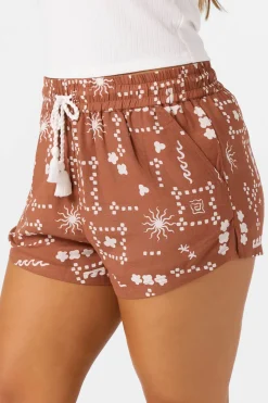 Keagan Abstract Beach Shorts - Rustic Brown | O'Neill