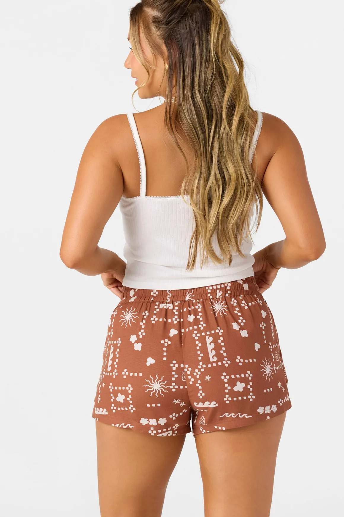 Keagan Abstract Beach Shorts - Rustic Brown | O'Neill