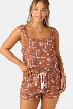 Keely Sleeveless Top - Rustic Brown | O'Neill