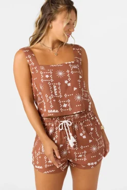 Keely Sleeveless Top - Rustic Brown | O'Neill