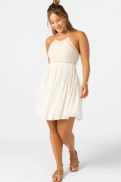 Kindra Short Dress - Winter White | O'Neill