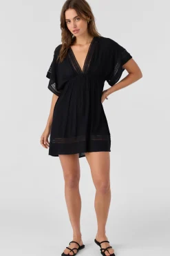 Kleo Woven Cover-Up Dress - Black | O'Neill