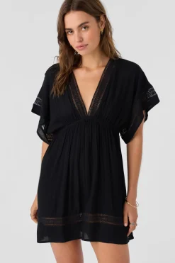 Kleo Woven Cover-Up Dress - Black | O'Neill