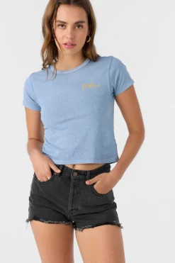 Lanisa Denim Shorts - Washed Black | O'Neill