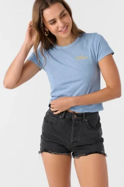 Lanisa Denim Shorts - Washed Black | O'Neill