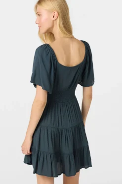 Layken Solid Short Dress - Slate | O'Neill