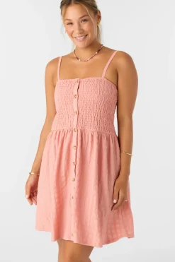 Leighton Short Dress - Coral Haze | O'Neill