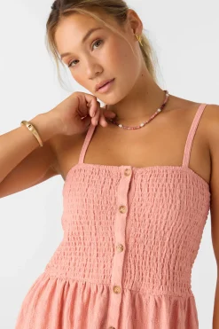 Leighton Short Dress - Coral Haze | O'Neill