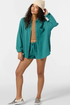 Leni Relaxed Long Sleeve Top - North Sea | O'Neill