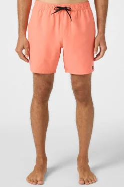 Lennox Hermosa Solid 17" Swim Trunks Trunks - Peach Echo | O'Neill