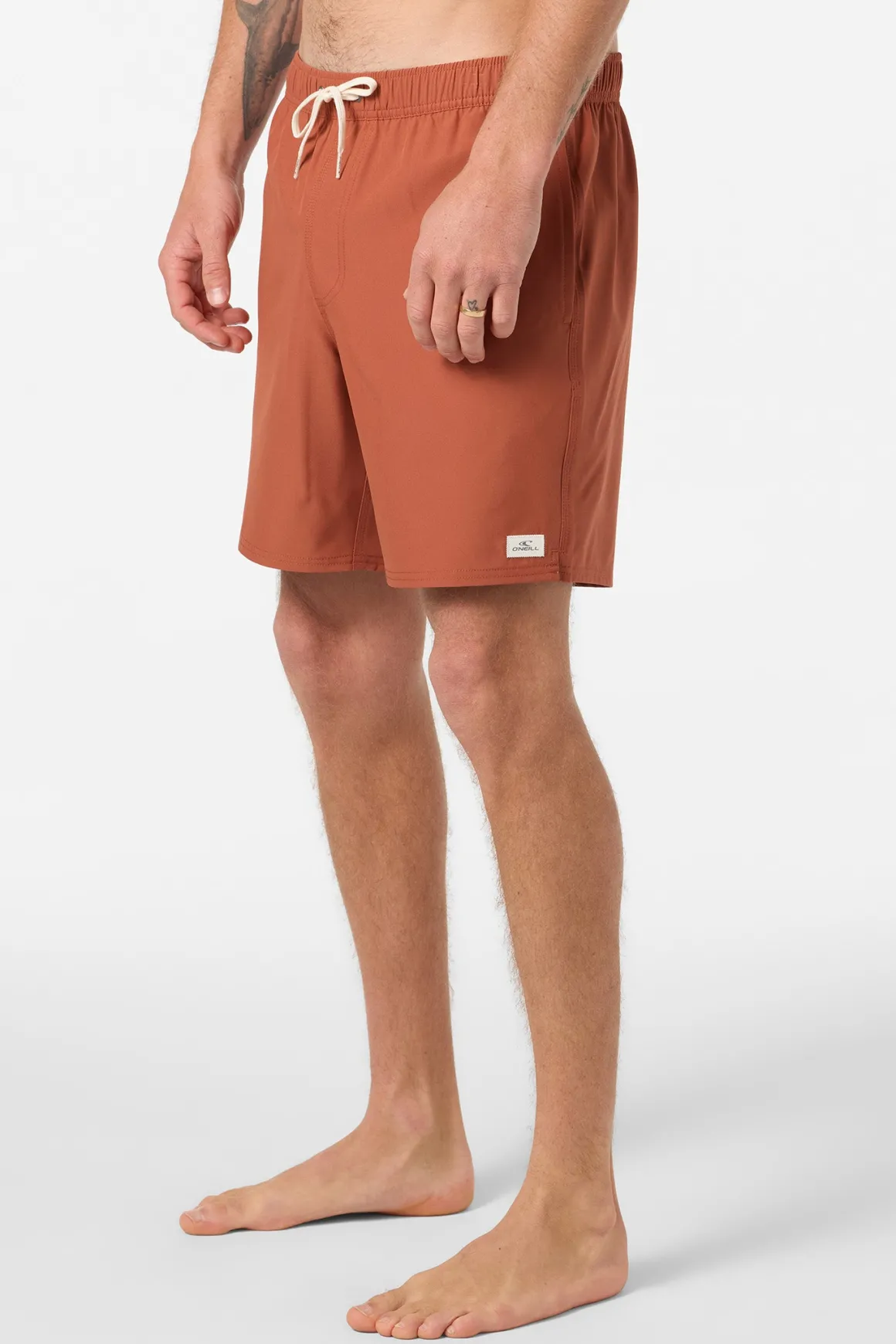 Lennox Hermosa Solid Volley 17" Swim Trunks Trunks - Chutney | O'Neill