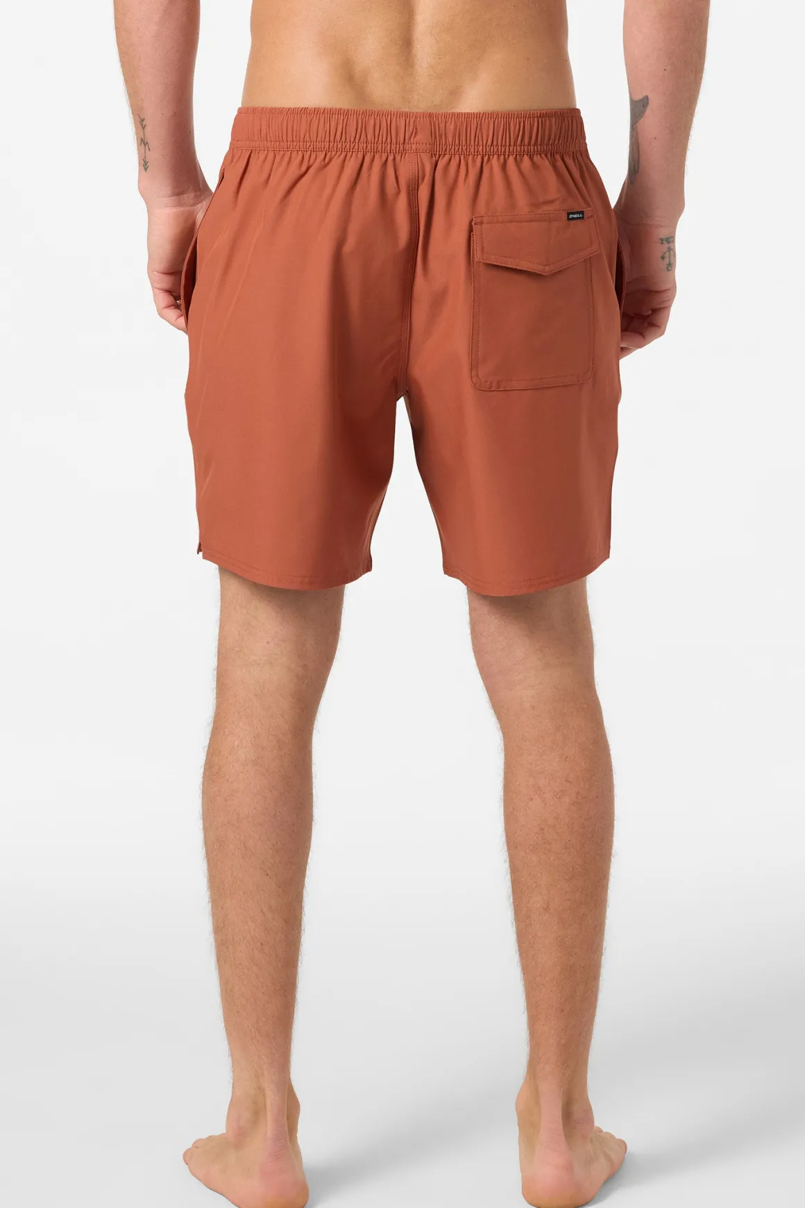 Lennox Hermosa Solid Volley 17" Swim Trunks Trunks - Chutney | O'Neill
