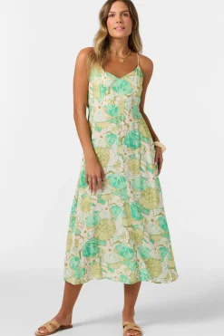 Leona Midi Dress - Peacock Green | O'Neill