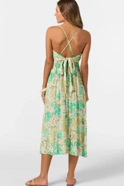 Leona Midi Dress - Peacock Green | O'Neill