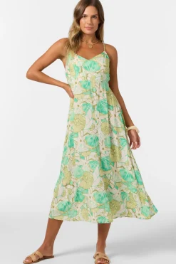 Leona Midi Dress - Peacock Green | O'Neill