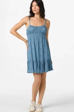 Leyton Emb Short Dress - Provincial Blue | O'Neill