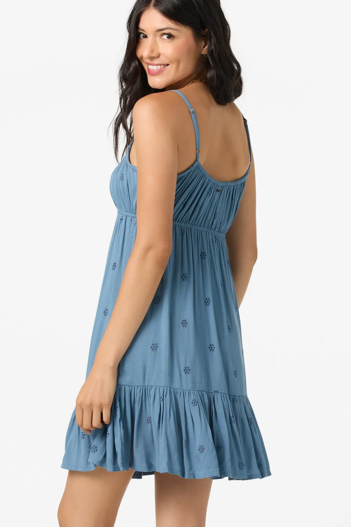 Leyton Emb Short Dress - Provincial Blue | O'Neill