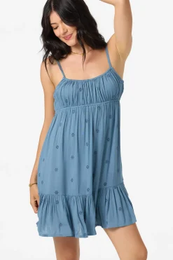Leyton Emb Short Dress - Provincial Blue | O'Neill