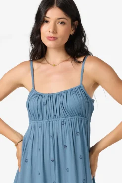 Leyton Emb Short Dress - Provincial Blue | O'Neill