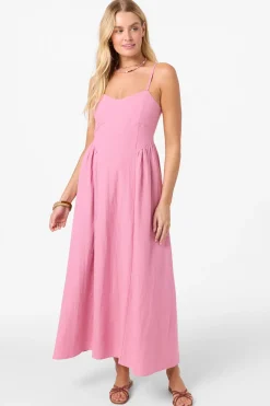 Linden Solid Dress Midi Dress - Cashmere Rose | O'Neill