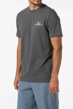 Lineup Classic Tee Standard Fit Tee - Dark Shadow | O'Neill