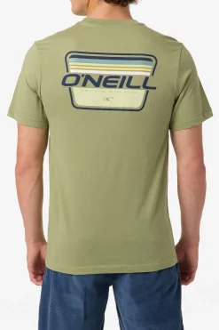 Lineup Classic Tee Standard Fit Tee - Oil Green | O'Neill