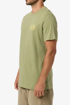 Locksmith Classic Tee Standard Fit Tee - Oil Green | O'Neill