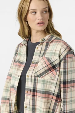 Logan Flannel Long Sleeve Top - Tapioca | O'Neill