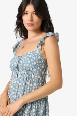 Lorelei Primrose Short Dress - Provincial Blue | O'Neill