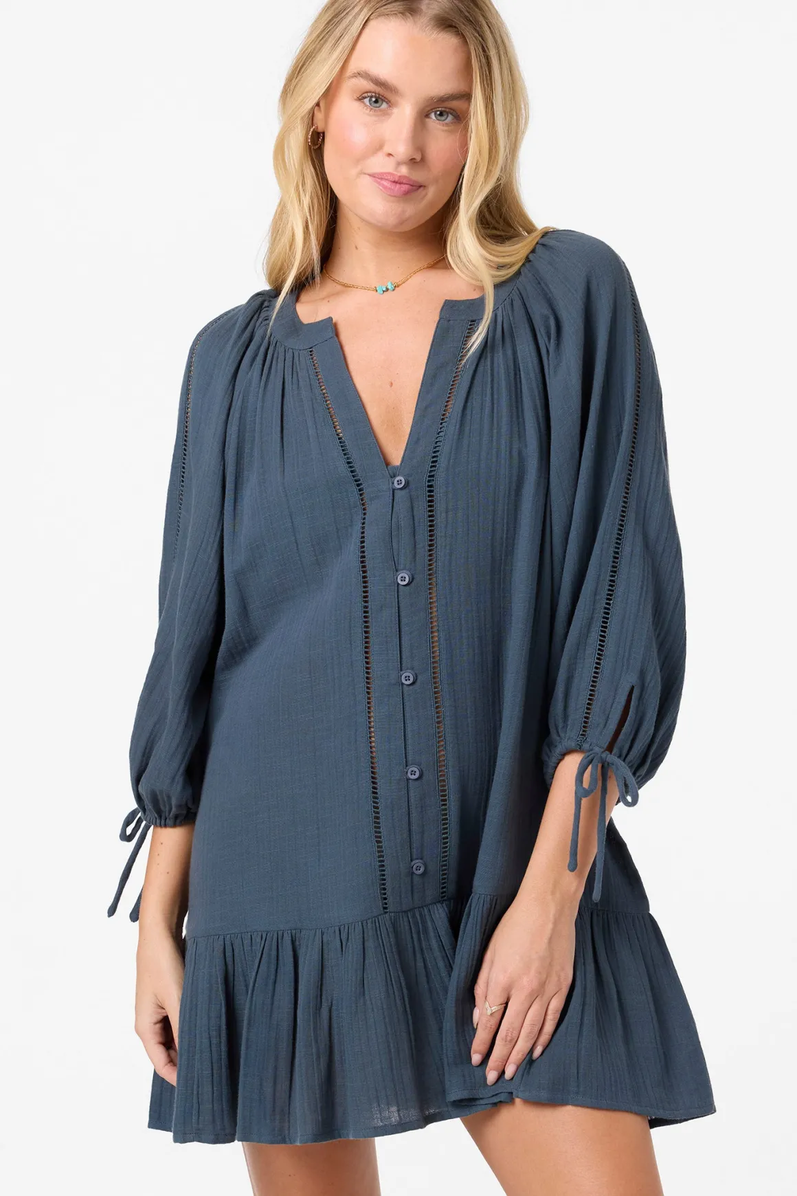 Lou Mini Cover-Up Dress - Slate | O'Neill